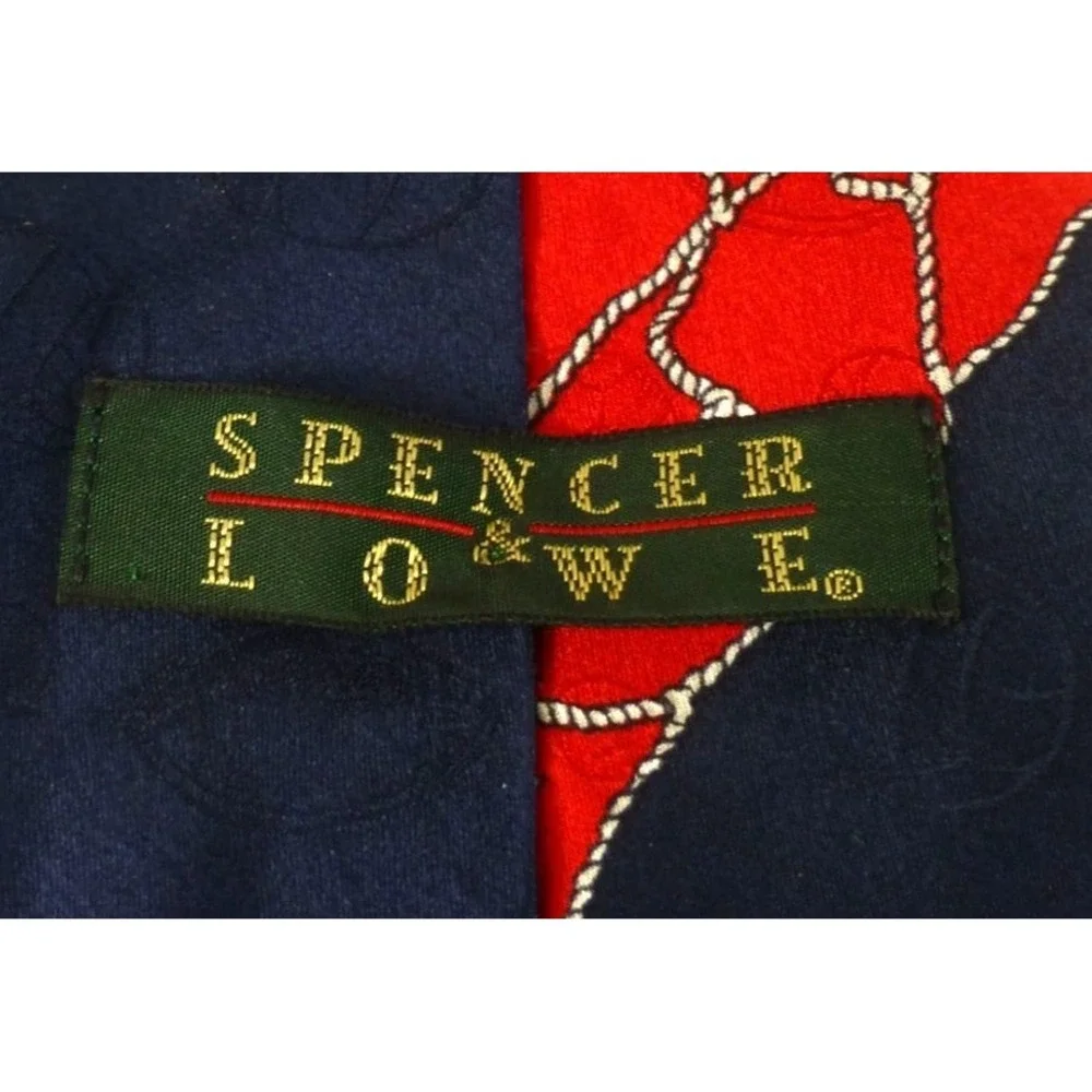 Soccer Theme Spencer & Lowe 100% Silk Tie Made In USA